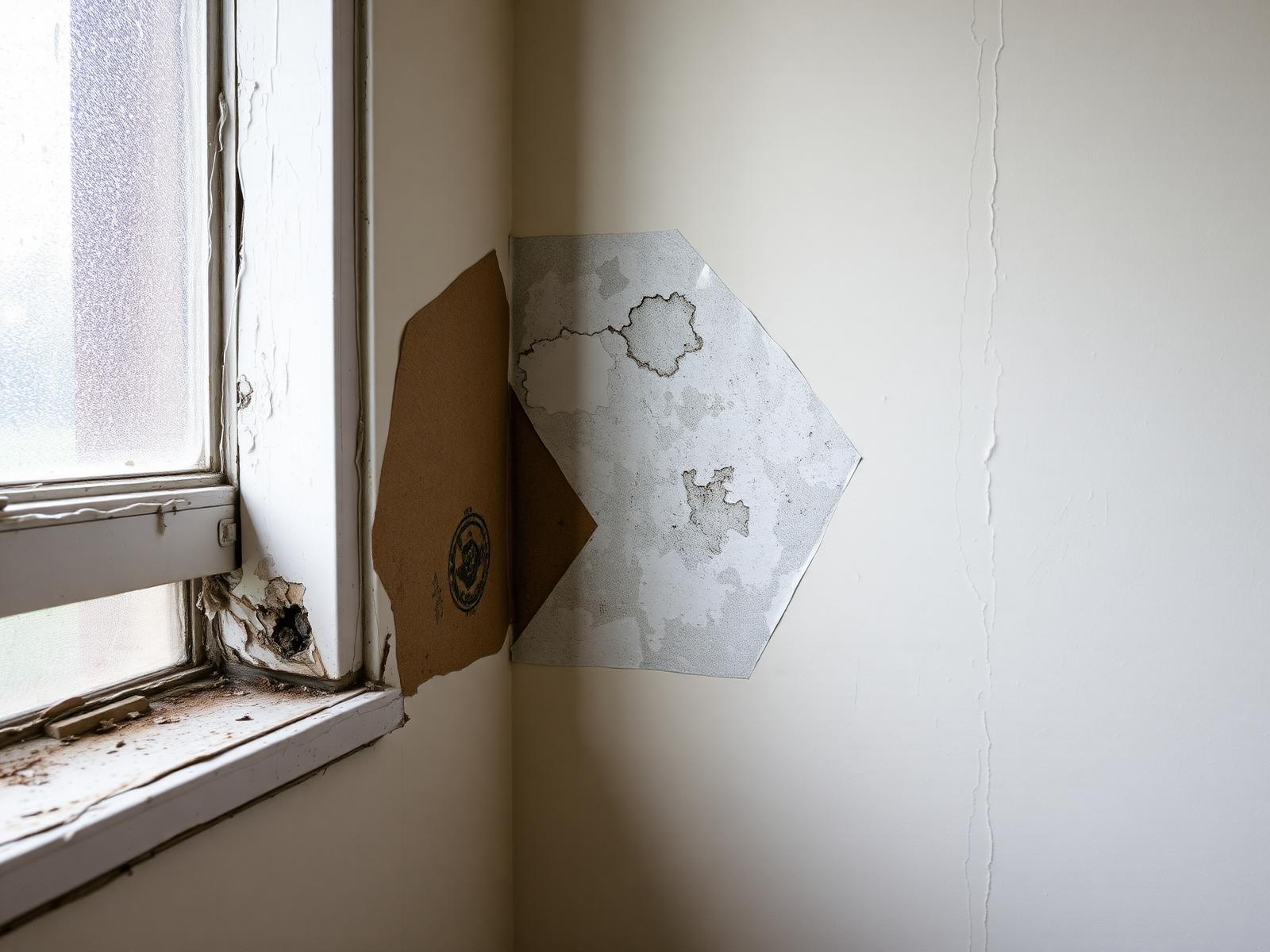 Damp and mould on an internal building wall — typical investigation trigger